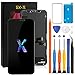 Per iPhone X Schermo di Ricambio Per iPhone X Schermo LCD Touch Digitizer Pannello di Vetro Kit di Montaggio A1865, A1901, A1902, A1903 (GX NEW Version Nero)