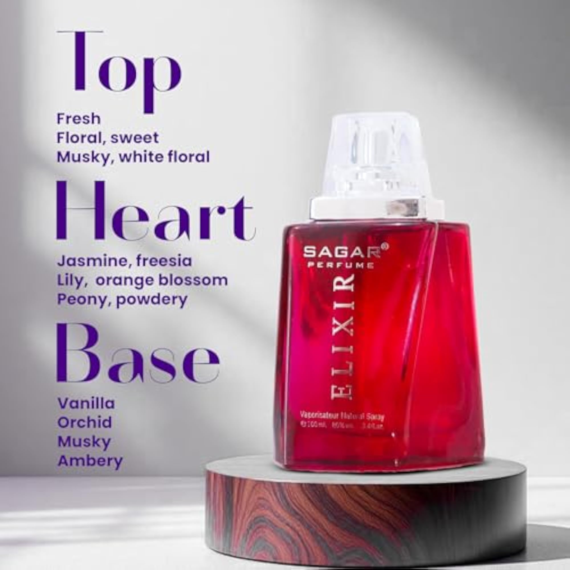 ELIXIR 100ml Premium EDP for Men & Women, Long Lasting