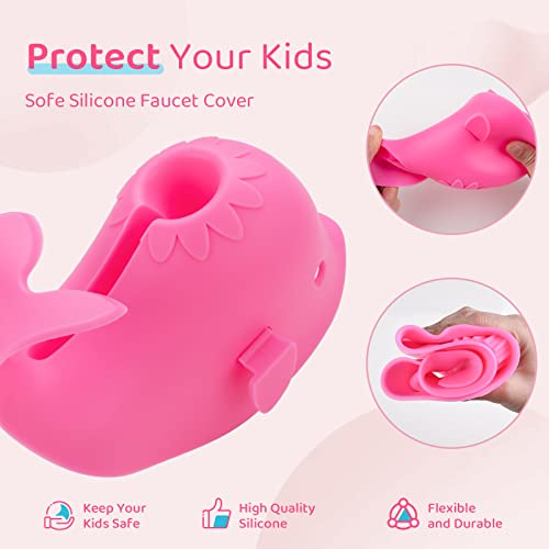 Holinduk Bath Spout Cover, Faucet Cover Baby Bathroom Tub Faucet Cover Protector For Kids, Bathtub Spout Cover For Baby Toddlers Protection Accessories Baby Safety Protection Universal Bath Silicone #TOP2