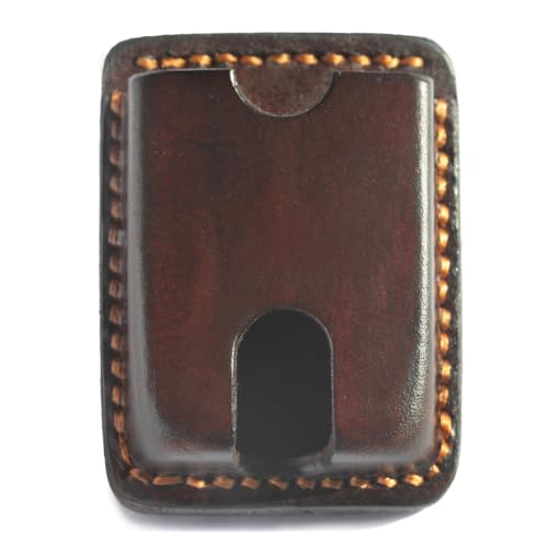 GUCAIBU Bolsa de couro mais leve simples para isqueiro; bolsas de isqueiro; bolsa de couro para isqueiro de café; suporte para isqueiro; bolsa com clipe de cinto; clipe para isqueiro