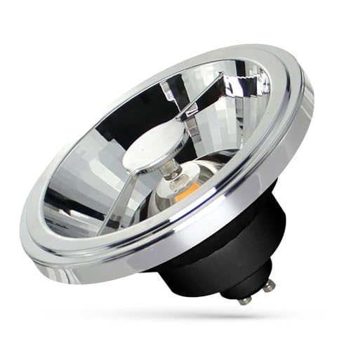 NCC Licht Reflector LED Bombilla AR111 COB 12W GU10 Foco 15 °, 2700K, GU10, 12.00W, 230.00V