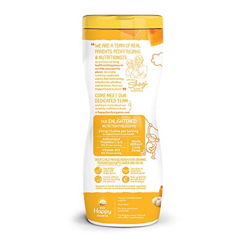Happy Baby Organic Superfood Puffs, Banana & Pumpkin, 2.1 Ounce (Pack of 6) - Image 4