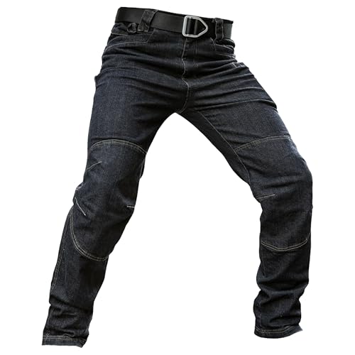 Jean coupe ajustée confortable pour homme idéal pour la moto