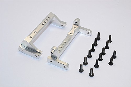 Gpm Vaterra K5 Blazer Ascender Upgrade Parts Aluminum Servo Mount - 2Pcs Set Silver #TOP7