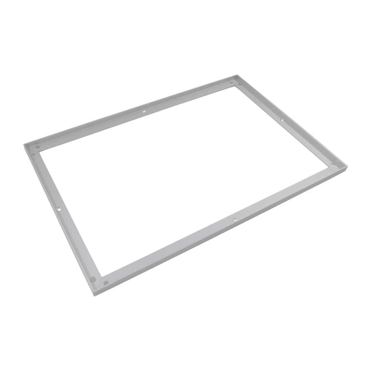 EMCO Eingangsmatte DIPLOMAT Rips hellgrau 12mm + ALU Rahmen Fußmatte Schmutzfangmatte Fußabtreter Antirutschmatte, Größe:90x60cm