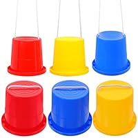3 Pairs Kids Plastic Bucket Stilts Walking Cups for Children Walking Stilts Buckets Kids Stepper Toy for Balance Training