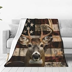 Deer American Flag