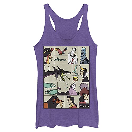 Débardeur Disney Villains dos nageur violet coupe layering taille L