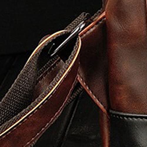 Sac à dos rétro en cuir XTYPE pour homme avec compartiment PC - 5