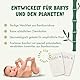 Naty Bamboo Baby Windeln aus Bambus-Viskose – Seidenweich, pflanzenbasierte Windeln, Dermatologisch getestet für empfindliche Haut & super saugstark (Größe 3, 156 Stück)