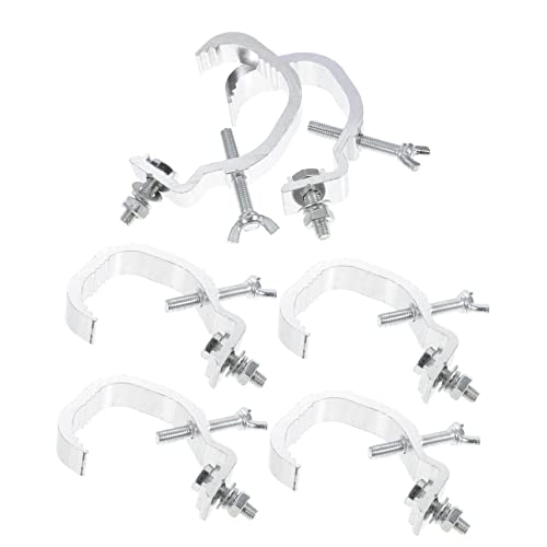 WHAMVOX 6 Peças Ganchos De Luzes De Palco Ganchos De Suspensão Ganchos De Luz De Metal Braçadeiras S