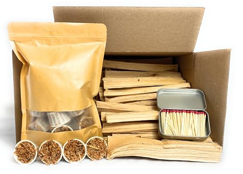 Generic Firewood Kindling 10lbs Bundle with Mini Firestarters and Matches, Perfect for Wood Stoves, Campfires & BBQ- 8 inch Lengths All Natural, PK1000