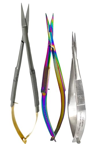 3 Pack | Castroviejo Scissors Straight | 3.5