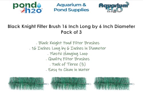 Cepillos de filtro Black Knight 16 pulg x 6 pulg paquete 3 miniatura 2
