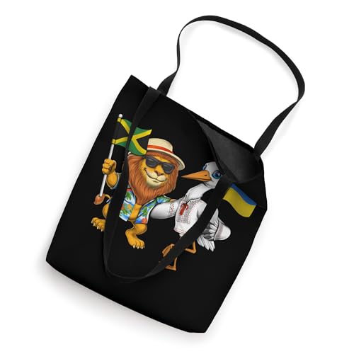 Bolso tipo tote Jamaica Ukraine Flag Jamaican Roots miniatura 2