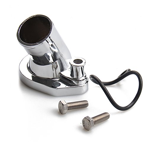 CarBole 45° Chrome Thermostat Housing