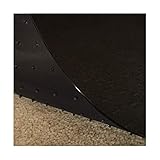 Resilia - Black Deluxe Plastic Carpet Runner - Extra Thick, Heavy, and Wide (36 Inches Wide x 6 Feet...