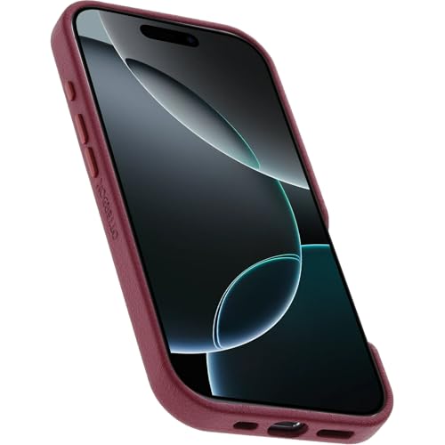 Image of OtterBox iPhone 16 Pro Symmetry Series Cactus Leather for MagSafe - Foxberry Pink