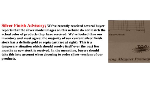 Tcc Tc-753Lc Silver Phono Preamp W/Level Control And Aux Input #TOP6