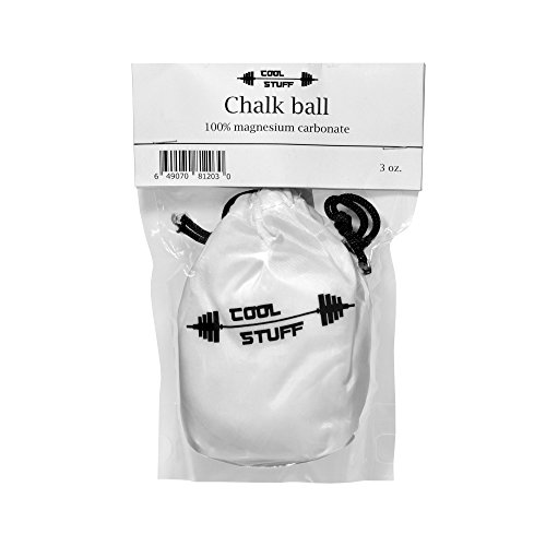 CoolStuff Gymnastics Chalk Powder Ball Sock and Protective Bag - for Gym Crossfit Workout Bar Barbell Lifting Weightlifting - Gymnast Rock Climbing - Small Kettle Refilled Resealable