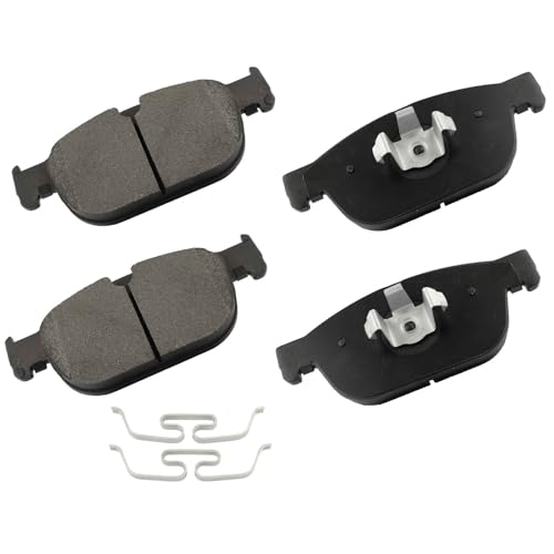 Image of cciyu D1865 Front Metal Disc Brake Pads Kit For Volvo For C40,For C40 Recharge,For S60,For S90,For V60,For V60 Cross Country,For V90,For V90 Cross Country,For XC40,For XC40 Recharge,For XC60,For XC90