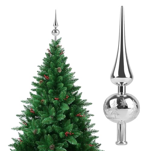 Weihnachten Baumschmuck, 23cm Weihnachtsbaumspitze, Tannenbaum...