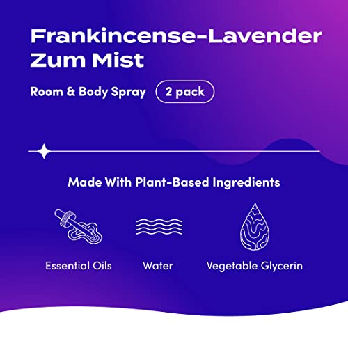 Zum Mist Room And Body Spray - Frankincense-Lavender - 4 Fl Oz (2 Pack) #TOP1