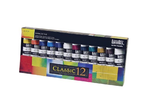 Liquitex Professional Heavy Body Acrylic Paint Set Classic 12 (101038)