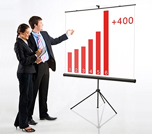 PROVIS Schermo Proiezione su Treppiede 150x150cm