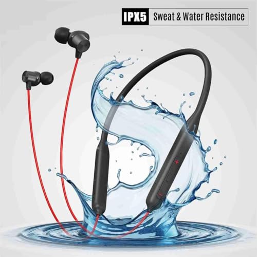 Image of Original for Oneplus Bluetooth Neckband Earphones Z2 ANC | 12.4mm Bass Drivers | 45dB Active Noise Cancellation | Long 28H Battery Life | Fast Charging | Lightweight Flexible Design | RED