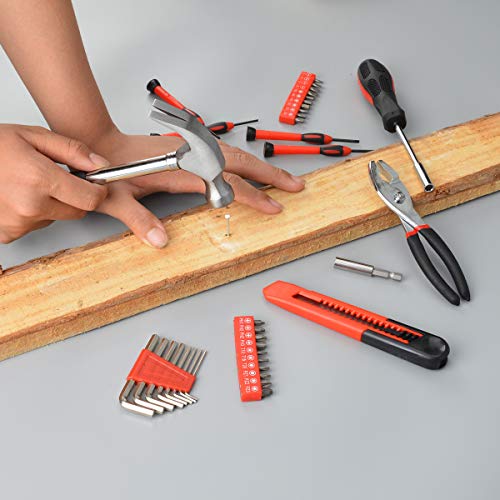 Basic 39-Piece Tool Kit for Household Use - Ideal for College Students and Homeowners