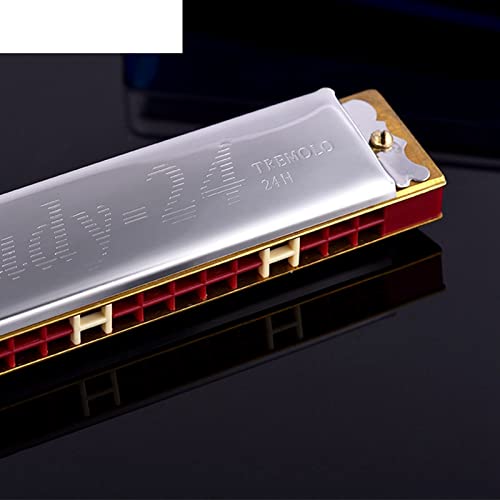 Harmonica, C Key Harmonica 24 Trous Résine Miroir Surface De Polissage Bonne Étanchéité À L’air Tremolo Orgue à Bouche pour Débutant - Les Beatles, Paul McCartney, John Lennon, RIngo Starr, George Harrison Harmonica, C Key Harmonica 24 Trous Résine Miroir Surface De Polissage Bonne Étanchéité À L'air Tremolo Orgue à Bouche pour Débutant – Image 4