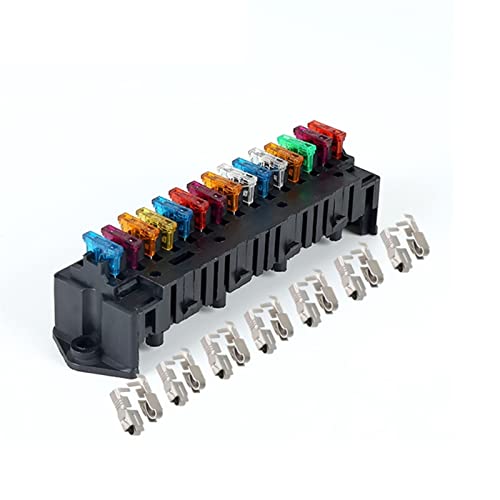 Boîte à fusibles voiture 15 voies porte-fusible multi-circuit auto moto