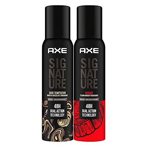 Axe Signature Intense & Dark Temptation Body Perfume 154 ml (Pack of 2)