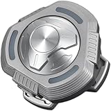 ZMBJ ワイヤレス骨伝導ヘルメットヘッドフォン、スピーカー、防水マイク、オートバイ、自転車、スキーアクセサリー。ヘルメット骨伝導 Bluetooth ヘッドフォン、ワイヤレススピーカー、配達員と騒音低減機能付きオートバイ用の外部プラグアンドプレイマイク (12*12*6cm,グレー)