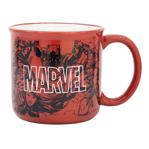 Taza desayuno de cerámica de 400 ml de Marvel