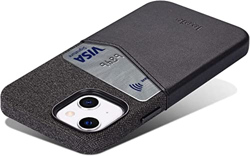Étui en cuir avec porte-cartes iPhone 14 Plus lopie étui portefeuille mince