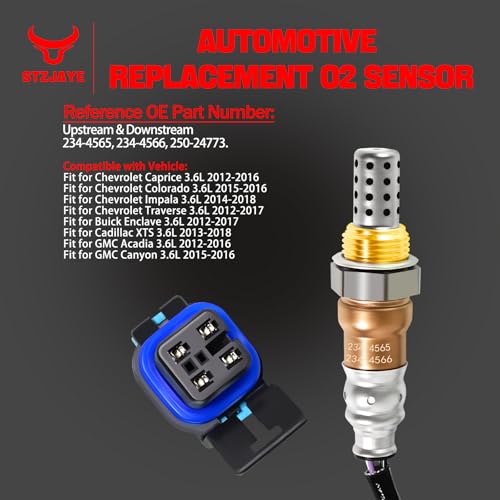 Sensor de oxígeno 4 piezas STZJAYE compatible Chevrolet GMC miniatura 2