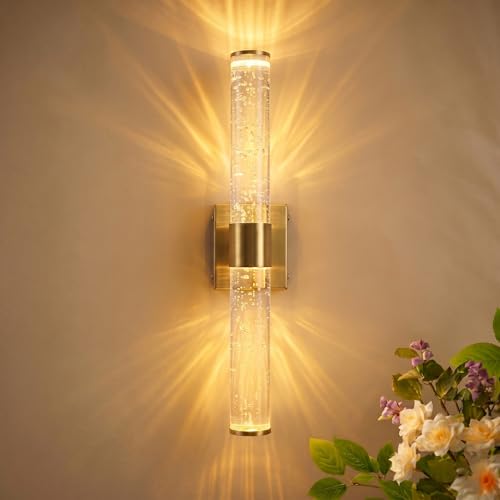 Image of Wall Sconces,Battery Operated Wall Sconce with 16000mAh Large Capacity,Smart Auto-Off,Rechargeable Wall Lights with 30ft Control rang for Bedroom, Living Room,Bathroom,15.8- Inch(1PCS)
