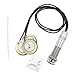 Self-adhesive Pickups Piezo Transducer with 6PCS Celluloid Guitar Picks, 3 in 1 Microphone Contact & Endpin Jack 1/4" for Electronic Acoustic Guitar Violin Ukulele