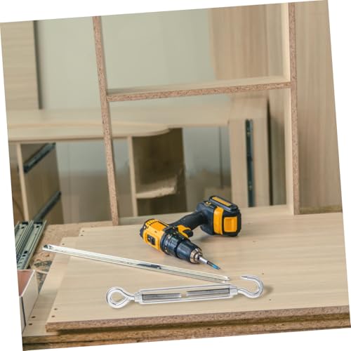 BESTOYARD Tensores de Acero Inoxidable para Cable con Gancho y Ojal, Resistente para Proyectos de Instalación de Velas de Sombra y Aparejos miniatura 4