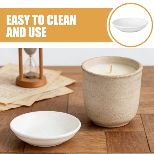Plato de cerámica GRADENEVE antimanchas de cera para proteger mesas de madera y cristal 4