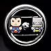 Price comparison product image 7 colours 2 x Coolest Novelty Car Air Fresheners! Batman, Superman, Marvel Avengers, Game Of Thrones, Star Wars, Deadpool Transform Your Boring Car! (Justice League: Batman & Superman)(Sweet Candy)