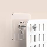 Adhesive Wall Hooks 8-Pack – Strong Self-Adhesive Hooks for Kitchen, Bathroom & Home, No-Drill Waterproof Plastic Hooks for Hanging Towels, Keys, Frames & Lightweight Items
