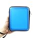 ADVcer 2DS Case, EVA Waterproof Hard Shield Protective Carrying Case with Hand Wrist Strap and Double Zipper for Nintendo 2DS (Blue)