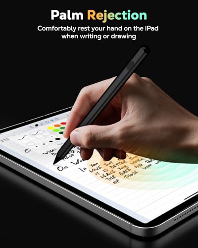 Image of Moko Pencil for iPad(A16) 11th 10th Gen,USB-C Fast Charging,Black