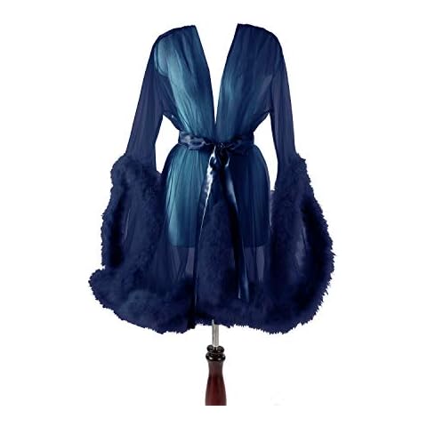 Daily Life Mall Photoshoot Illusion Short Lingerie for Women Feather Bridal Robe Sexy Feather Robe Bridal Tulle Sexy Robe Feather Bridal Robe Tulle Wedding Scarf Cover