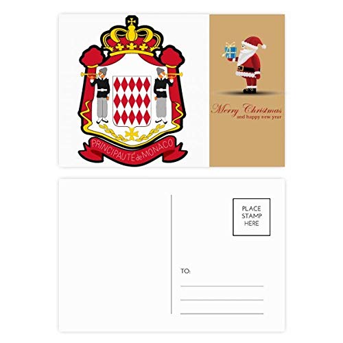 Cartes postales Monaco avec emblème national lot de 20 papeterie souvenir