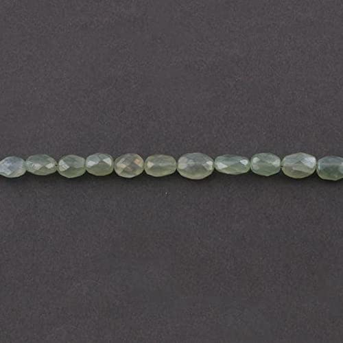 Perles chalcédoine verte LKBEADS de 6-8mm taillées en briolette pour vos créations