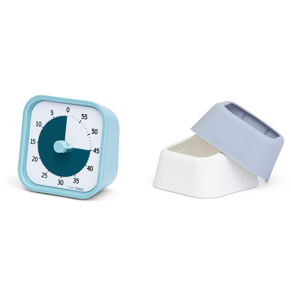 Time Timer Home MOD — 60 Minuten Kinder visueller Timer Home Edition — für Heimschule Zubehör, Lernwerkzeug, für Kinderschreibtisch, Büroschreibtisch und Meetings & Gehäuse für Time Timer Home MOD